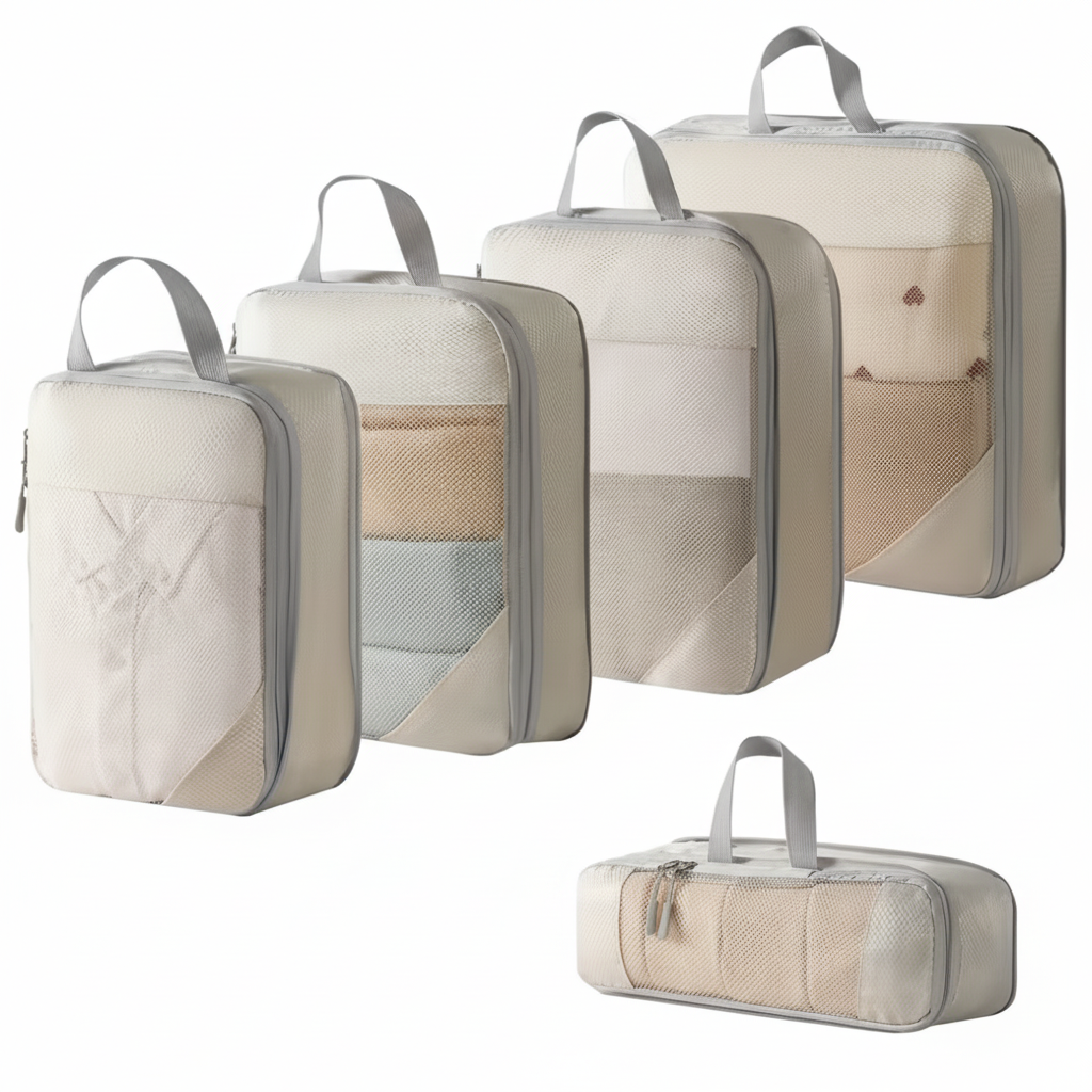 Trav Buddy™ Zip Shrink Packing Cubes
