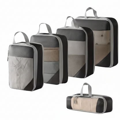 Trav Buddy™ Zip Shrink Packing Cubes