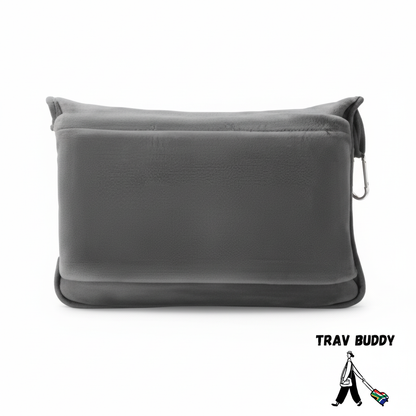 Grey Travel Bag with Trav Buddy Logo