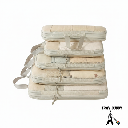 Packing Cubes with Trav Buddy Logo