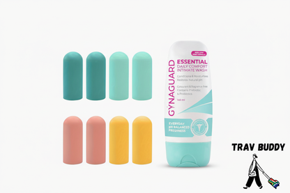 Trav Buddy Silicone Travel Bottles with Gynaguard